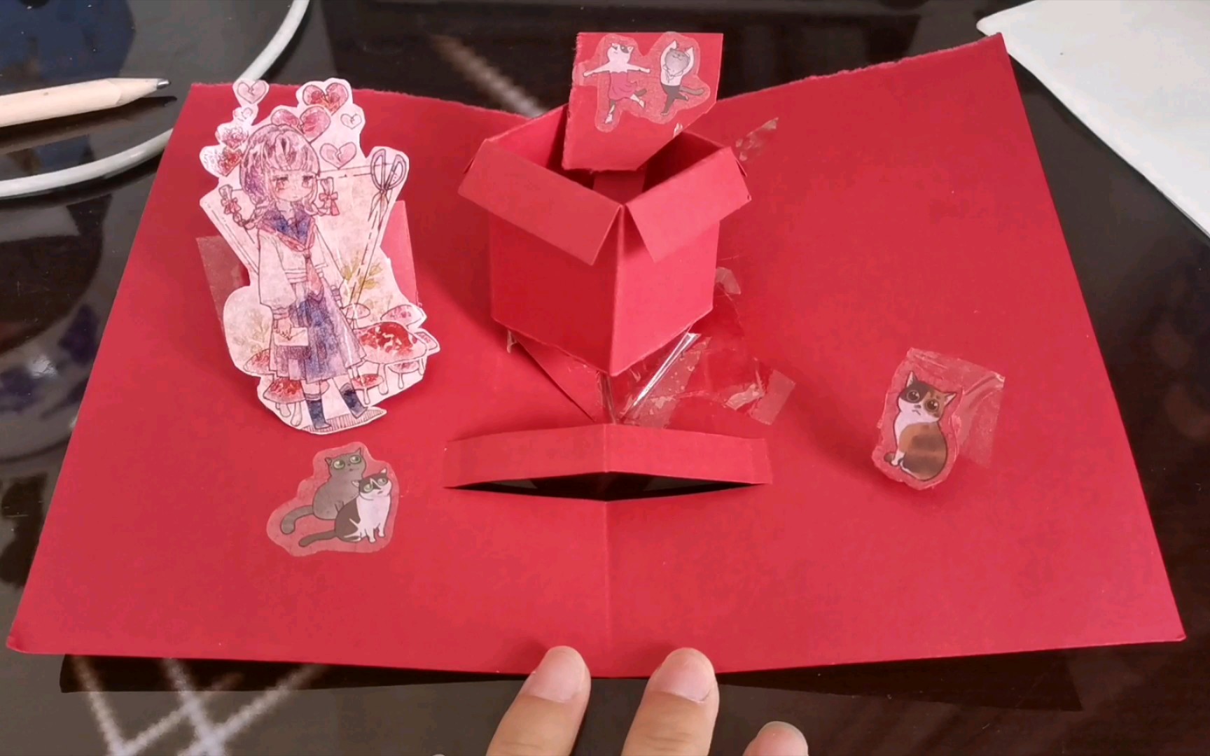 【小盒子机关】手帐 立体书_哔哩哔哩_bilibili