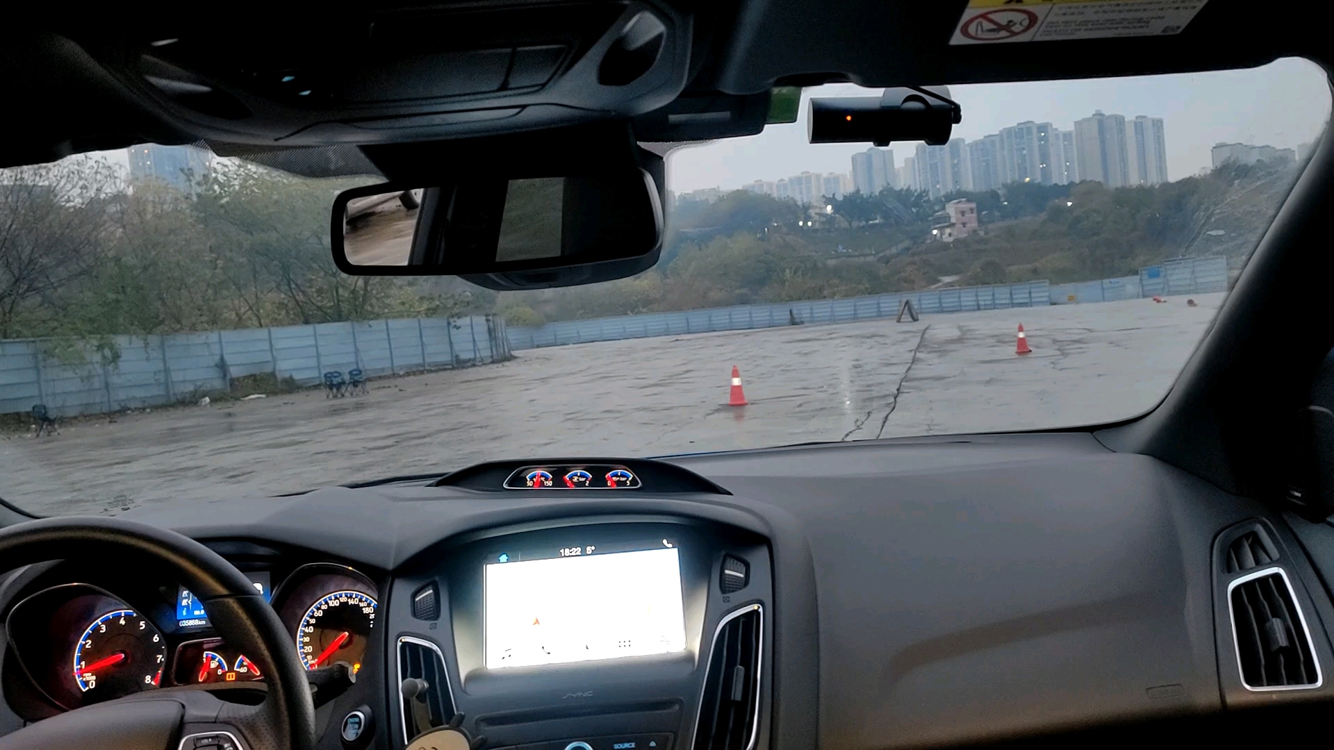 【福克斯rs】试试用拉力的方法跑金卡那(车内视角完整版)(收音失败)