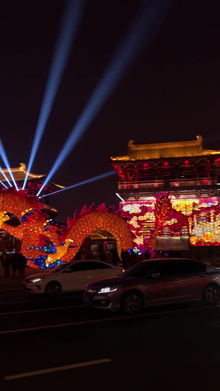 西安 #西安年最中国 龙凤呈祥 再见长安97594