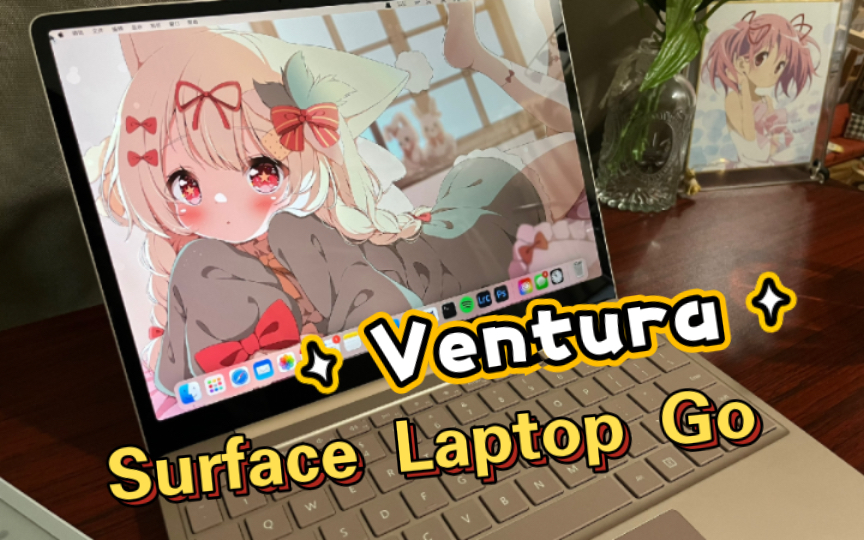 Surface Laptop Go黑苹果 Ventura 体验,基本能用哔哩哔哩bilibili