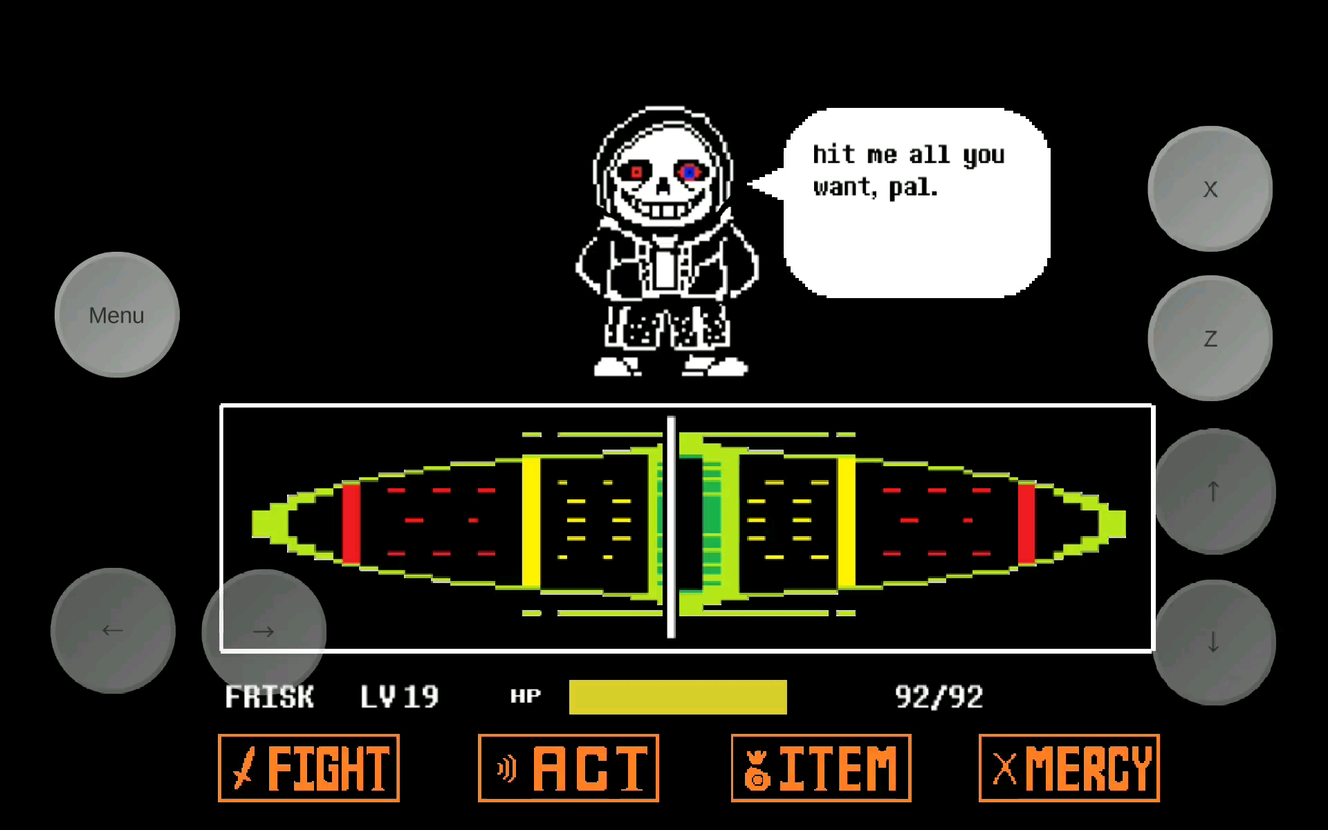 尘埃sans本来快赢了但我自闭了