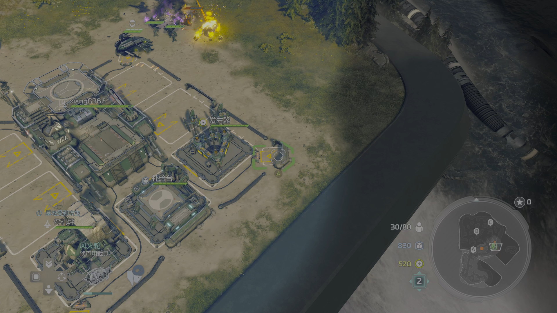 halo wars 2光环战争2在xbox series x主机上录制的4k分辨率画质