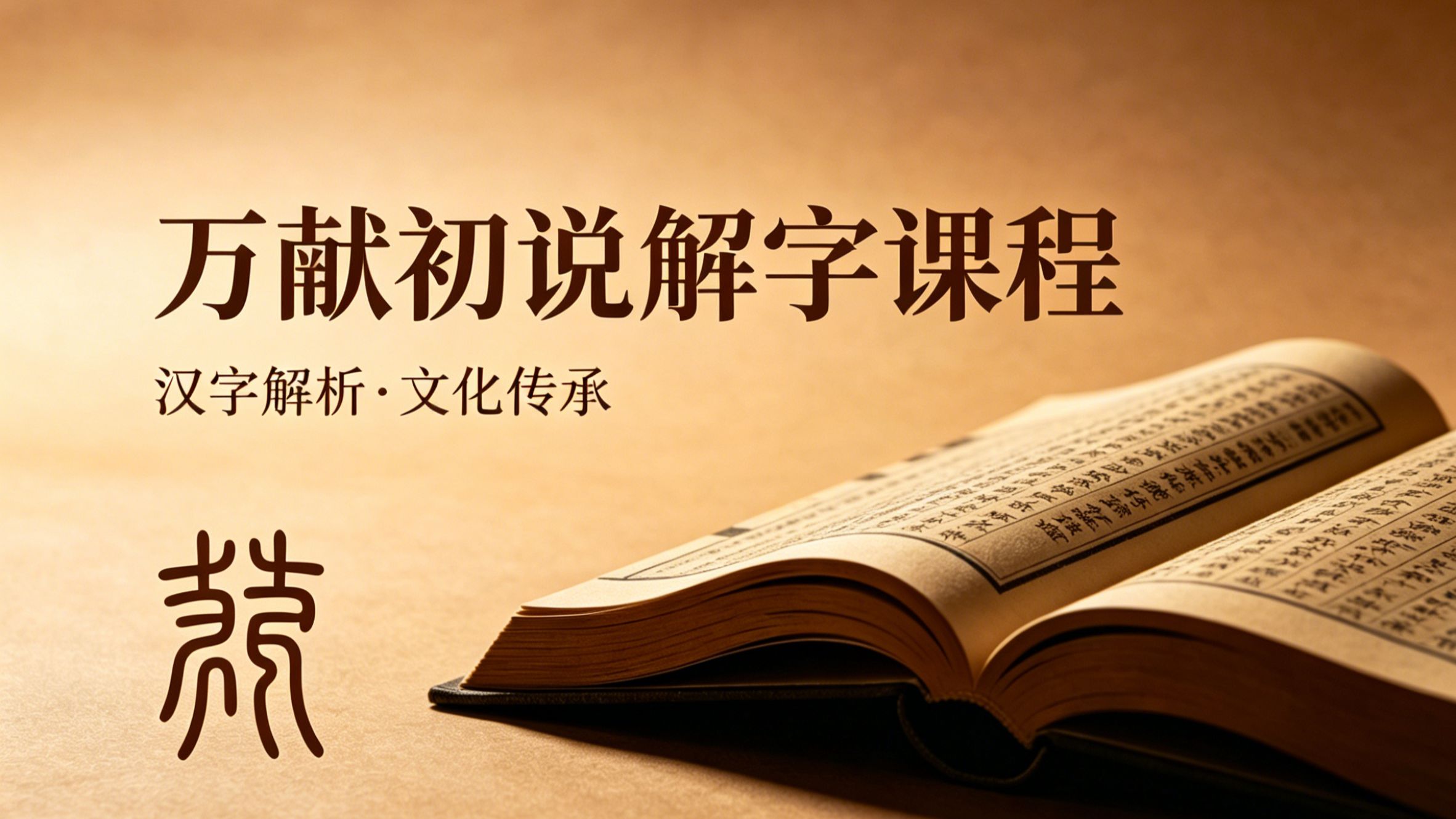 万献初教授《说文解字》 全96讲
