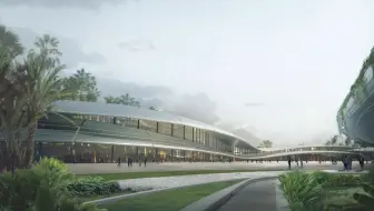 PS用照片和贴图做景观建筑后期效果图