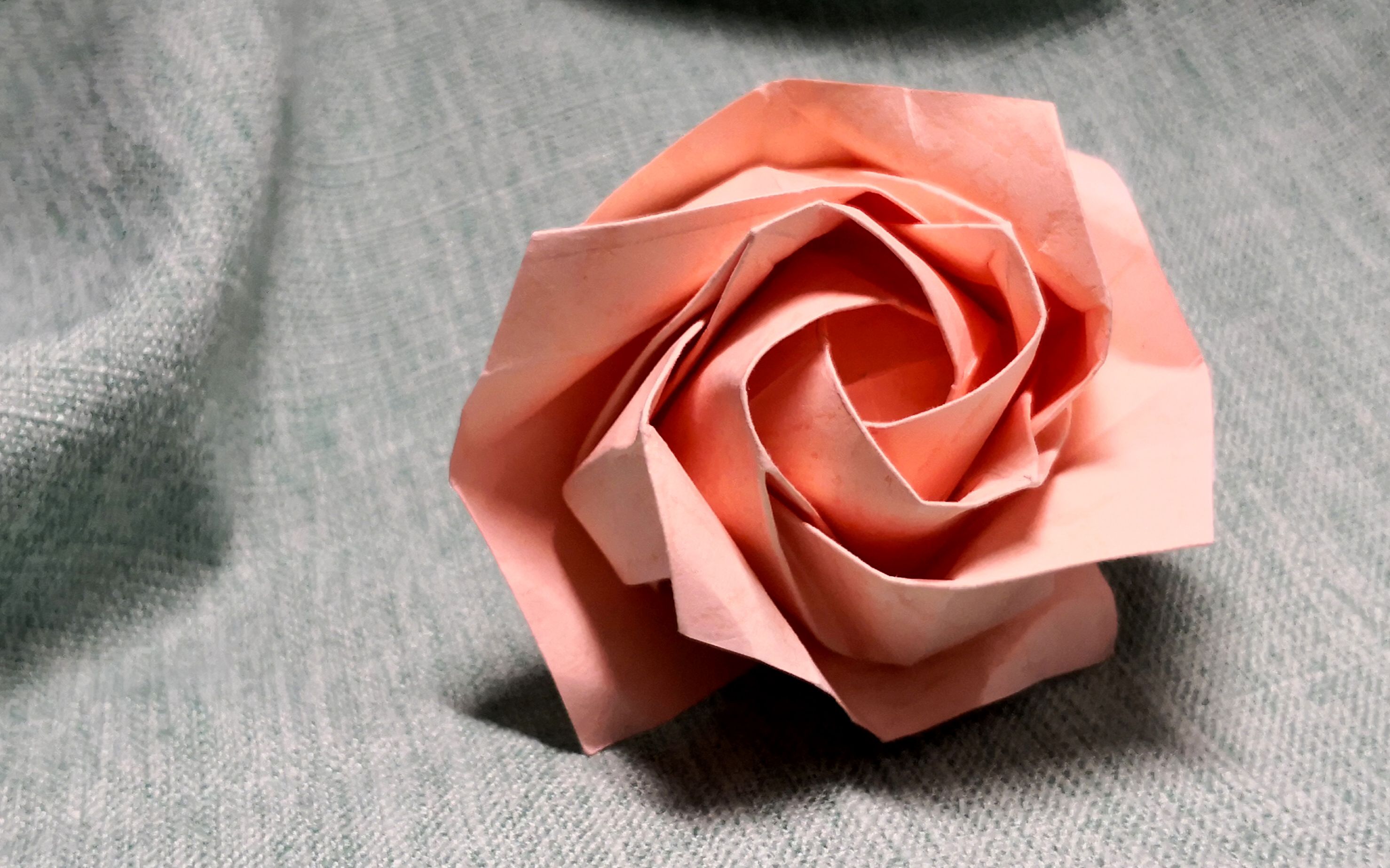 折纸作品 EB玫瑰花折纸步骤图解(3)（花折纸教程视频） - 有点网 - 好手艺