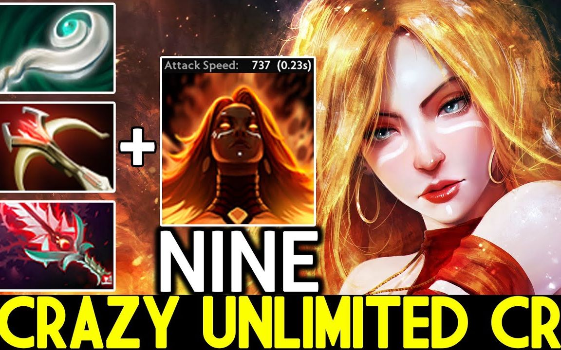 【dota2】nine 大炮血棘吹风 如此暴力输出的莉娜 by dota2 high