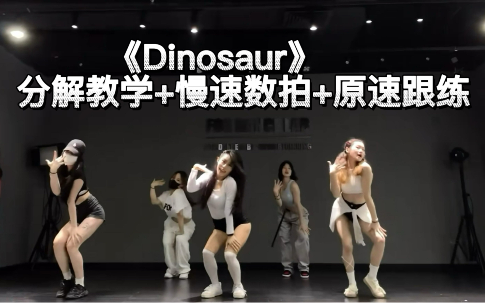 《Dinosaur》分解教学+慢速数拍+原速跟练哔哩哔哩bilibili