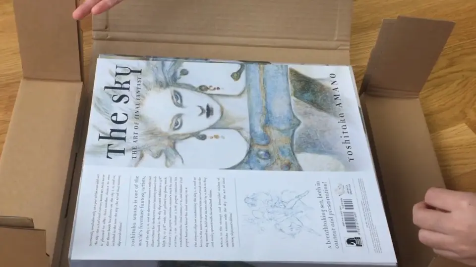 开箱】最终幻想设定集by天野喜孝The sky: the art of final fantasy by