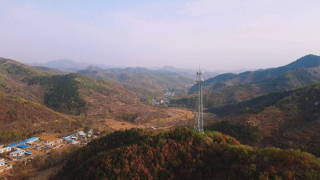 [图]山村的秋天，金色的海洋，