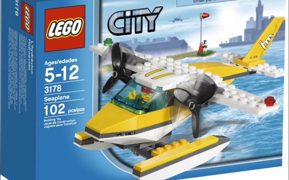 乐高 城市 7723 警用水上飞机 速组评测