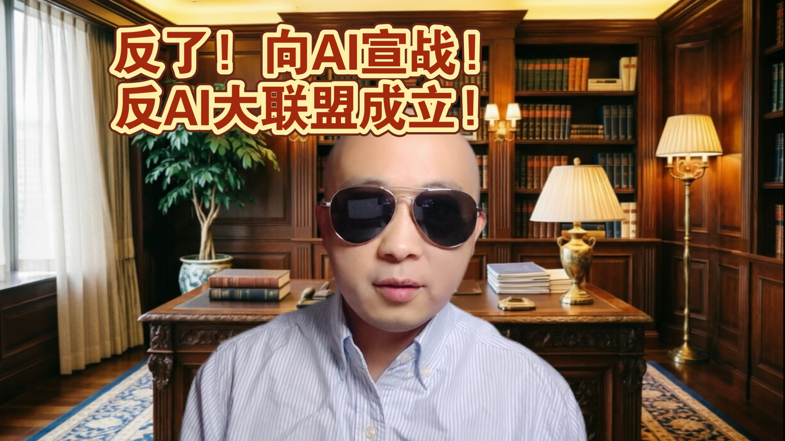 反AI大联盟成立了! 赞助一个小目标可担任部长!