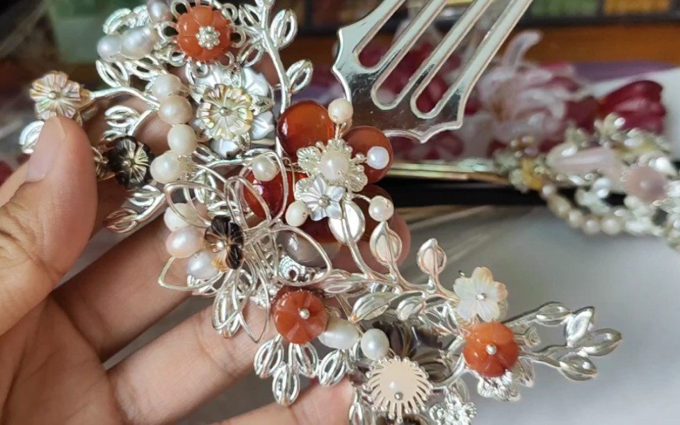 蝶贝天然石琉璃发簪福袋,视频有详细介绍