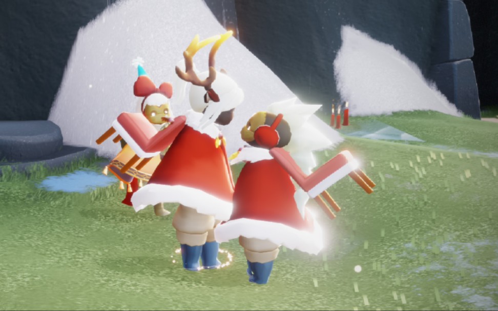 光遇圣诞加上鹿角国际服查看