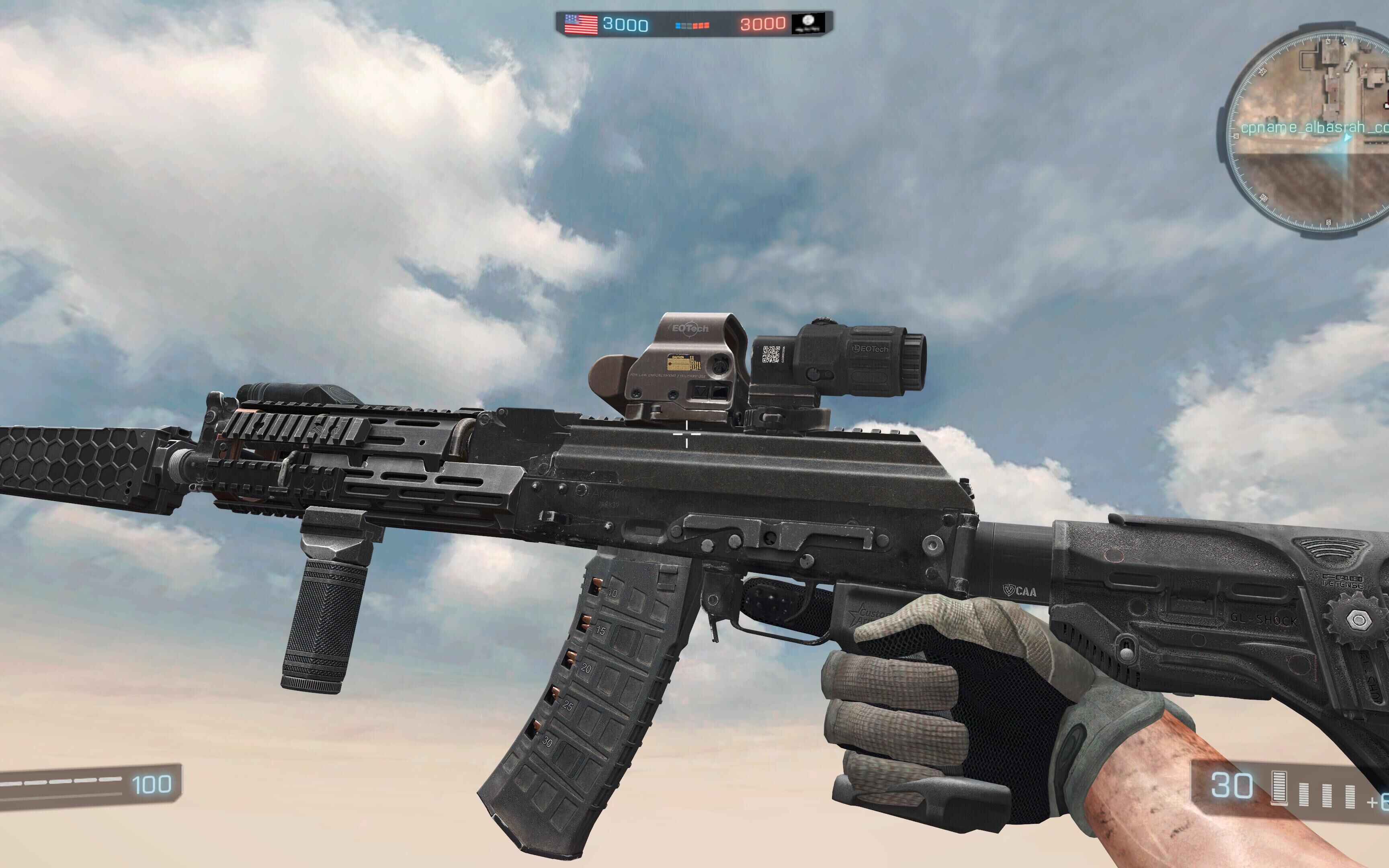 战地2模组12把全装满配现代化ak演示tkf与cod的结合