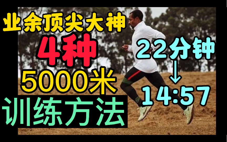 从业余5000米新手跑者到顶尖大神的4种训练方法浅析 | 中长跑解析系列05哔哩哔哩bilibili