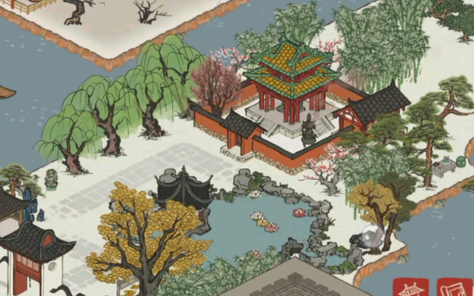 江南百景图布置天妃宫图景