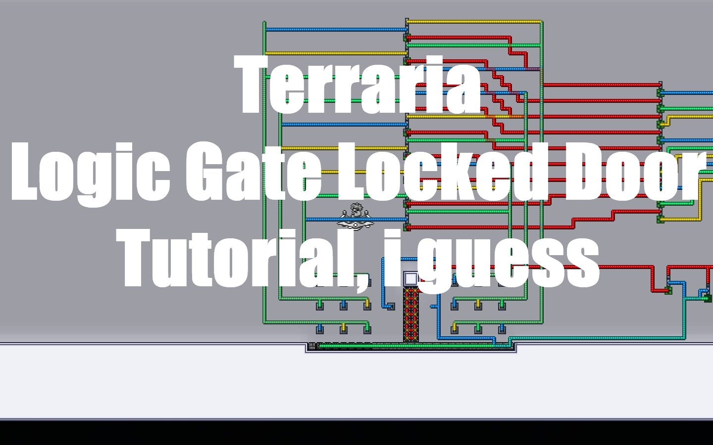 【Terraria】基础密码逻辑门教程—The Terraria Builder哔哩哔哩bilibili