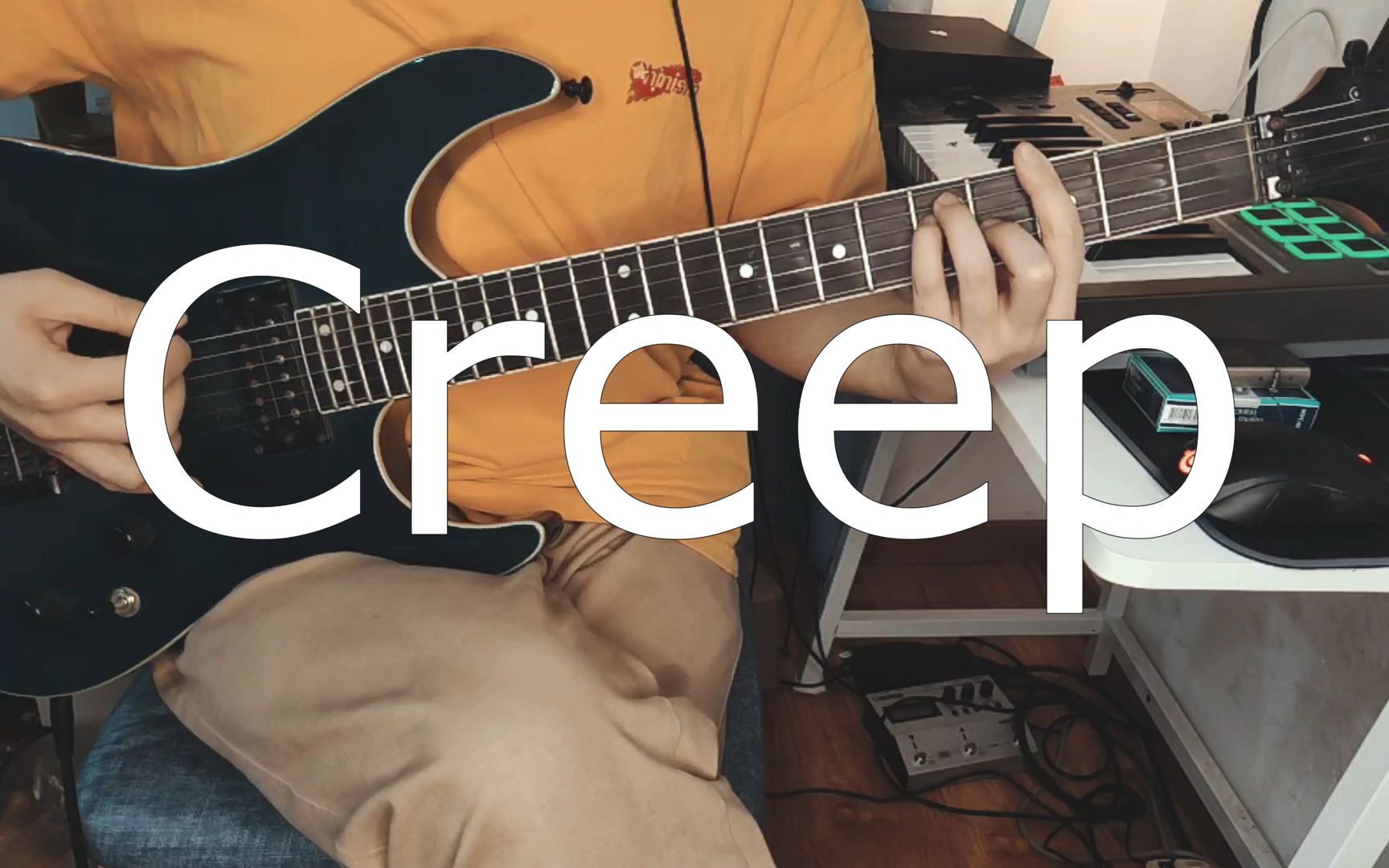 弹唱creepradiohead电吉他弹唱