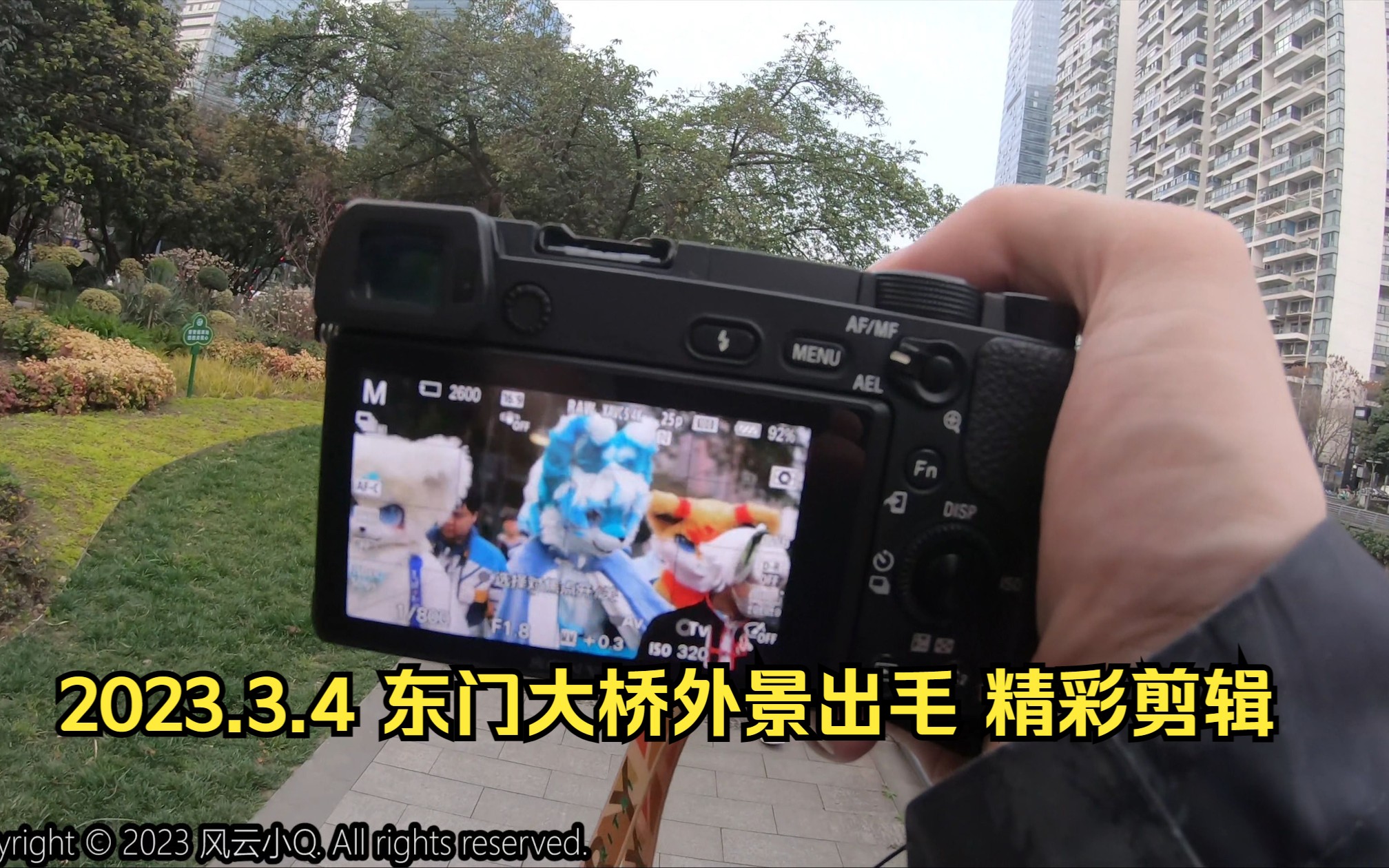 【FURRY】江边的好天气~ 2023.3.4 成都东门大桥外景出毛 精彩剪辑哔哩哔哩bilibili