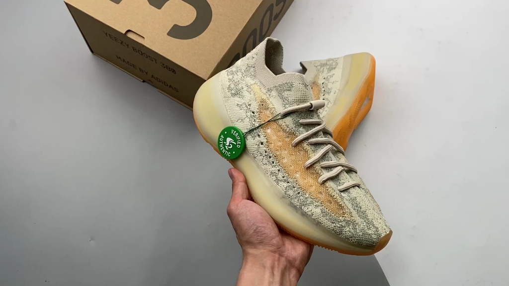yeezy boost 380 "yecoraite"蜜桃粉s2纯原生产线 给你最稳妥的fk体验