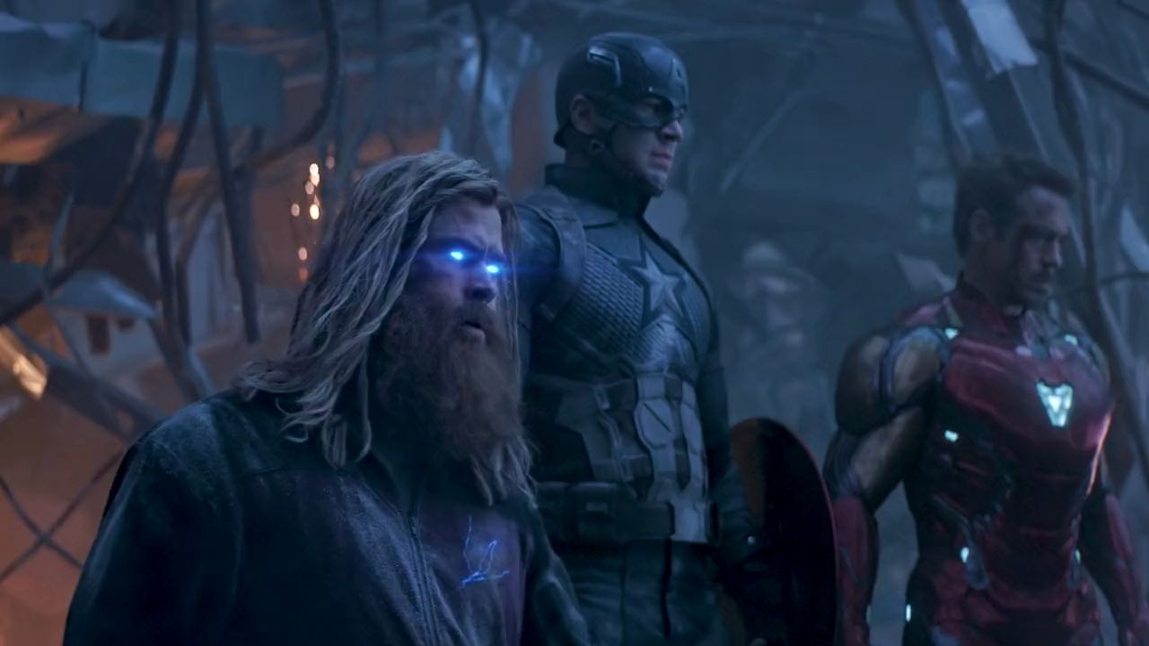 复联4 三巨头vs灭霸 超燃