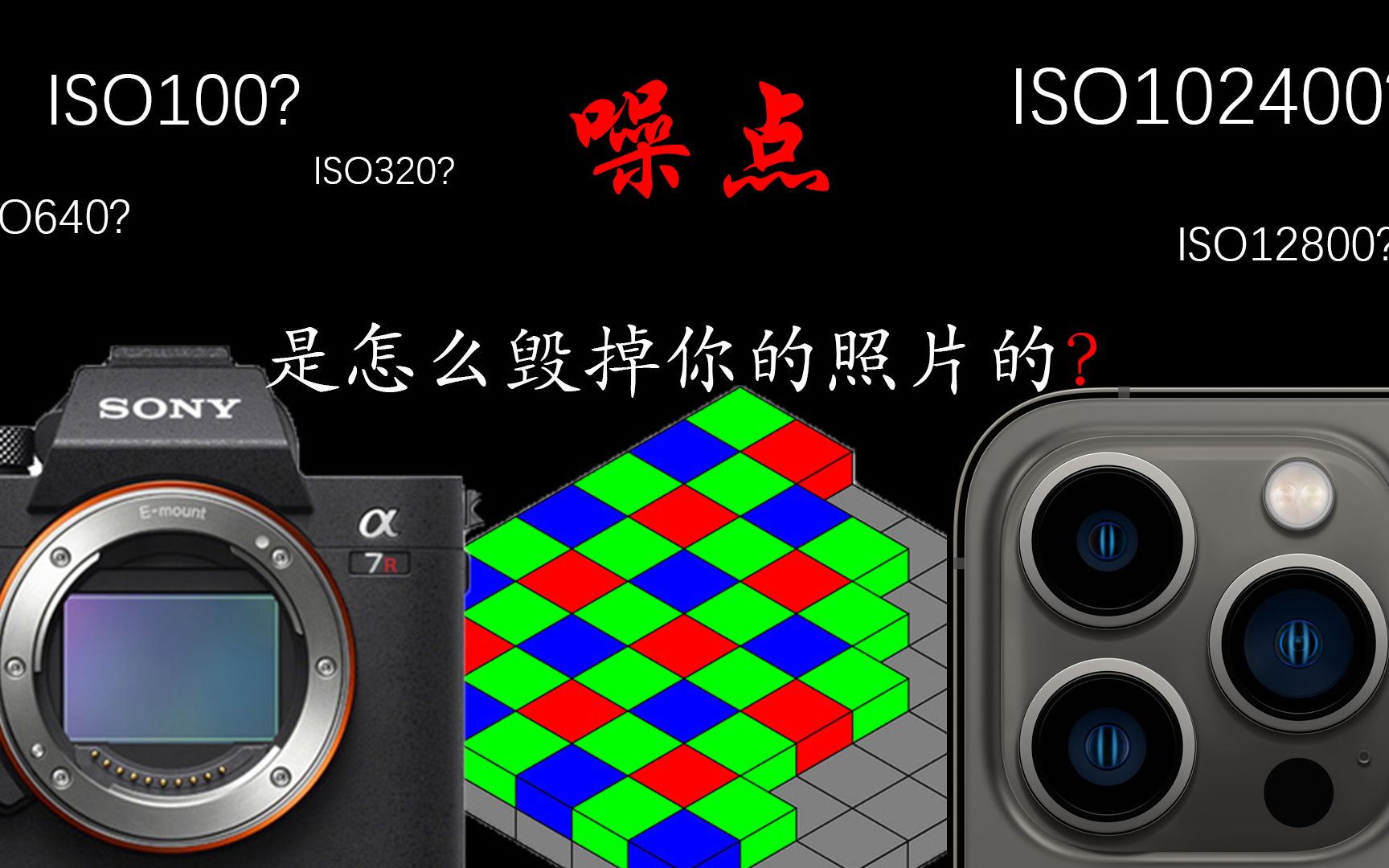 为什么你拍的照片那么糊?(1)噪点是怎么毁了你拍的照片的哔哩哔哩bilibili