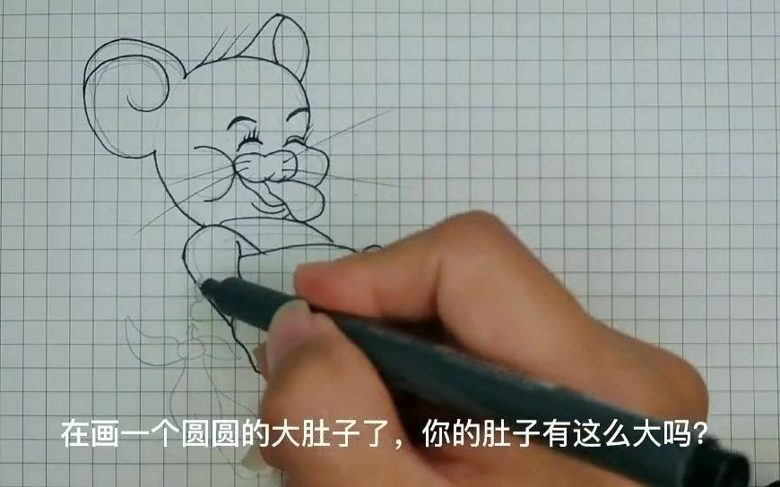 / 简笔画:15秒解读蓝猫简笔画绘画教程,你听明白了吗?哔哩哔哩bilibili