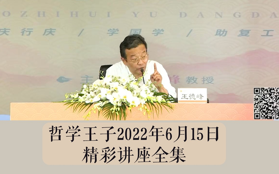 [图]【提声降噪】【调色】复旦大学王德峰教授2022年6月15日精彩讲座：《中国智慧与当代社会》全集