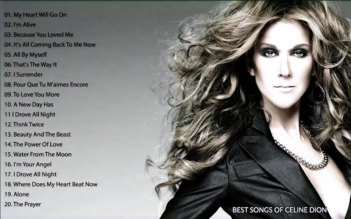celine dion - best songs of celine dion 席琳·迪翁