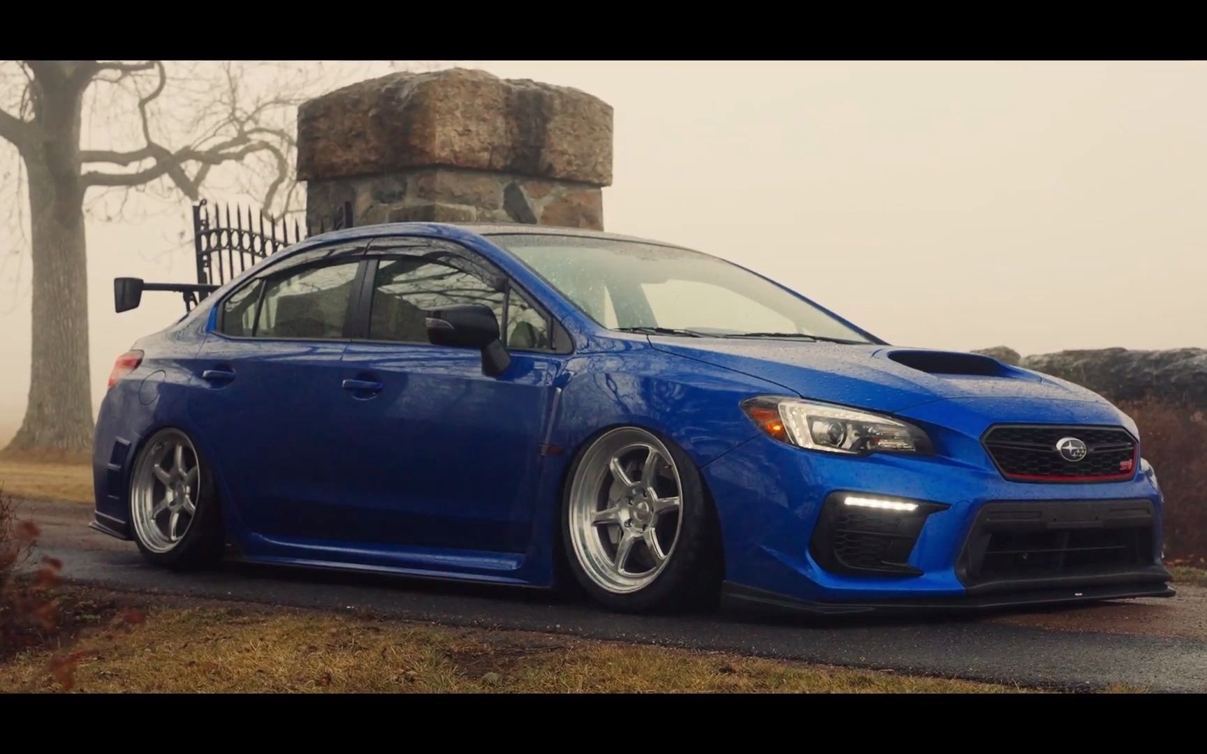 雾天行走的猛兽 斯巴鲁 sti type-ra #127_哔哩哔哩 (゜-゜)つロ 干杯