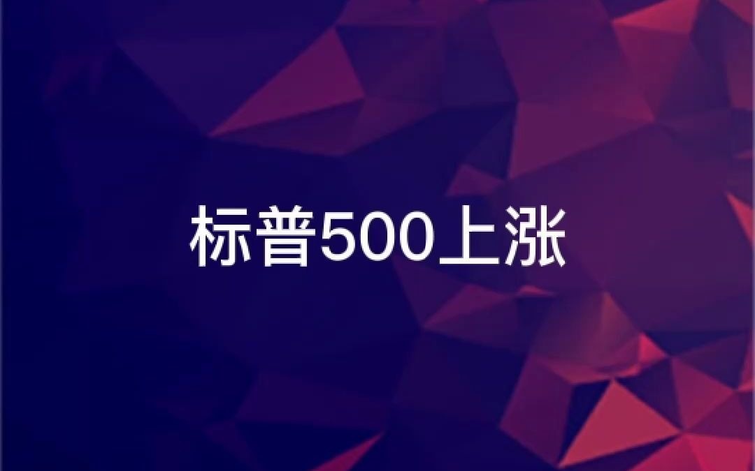 如何做股票配资杠杆炒股卓信宝配资解析标普500上涨哔哩哔哩bilibili