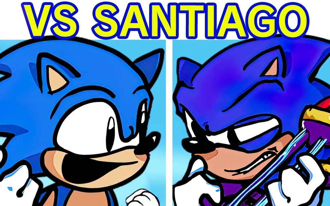 Friday Night Funkin' VS SANTIAGO _ Sonic The Hedgehog (FNF Mod_Hard ...