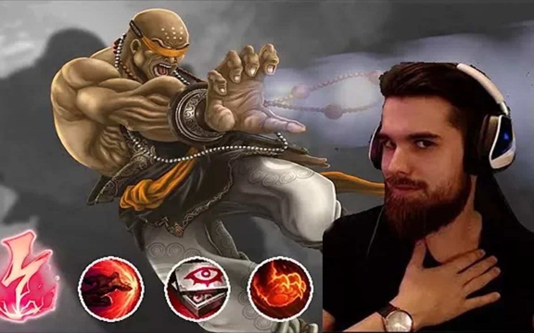 风早tvlol瞎子北美第一盲僧大胡子