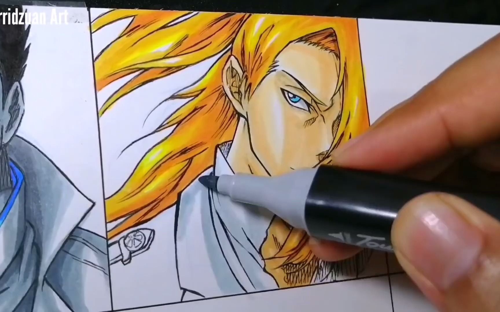 drawing akatsukis as a quincy _ naruto x bleach _ #51