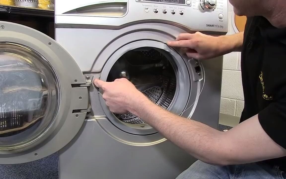 如何更换三星品牌机器的洗衣机门密封圈  How to replace a Samsung Washing Machine Door Seal哔哩哔哩bilibili