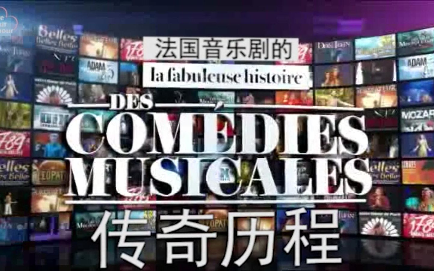 [图]【纪录片】法国音乐剧的传奇历程（La fabuleuse histoire des comédies musicales）