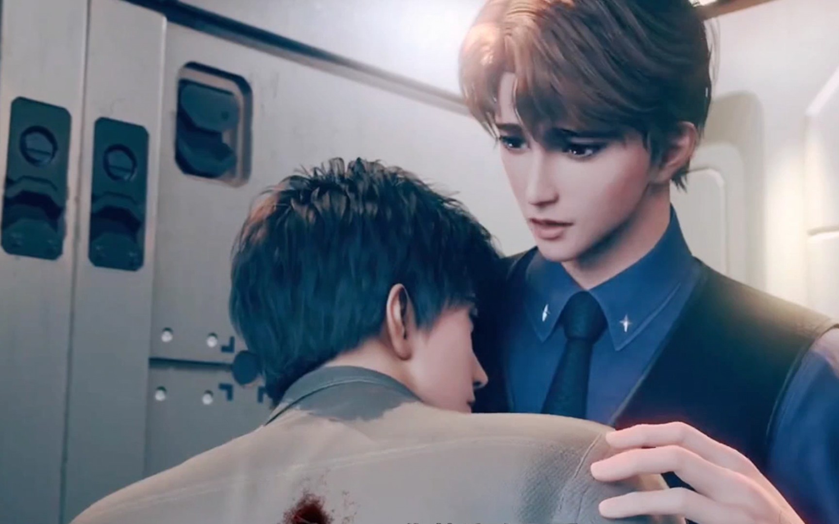 林将军为了保护必行后背受伤了,陆必行心疼死了_哔哩哔哩_bilibili