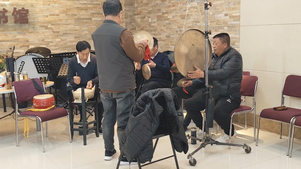 尖草坪文化馆晋剧活动打二通