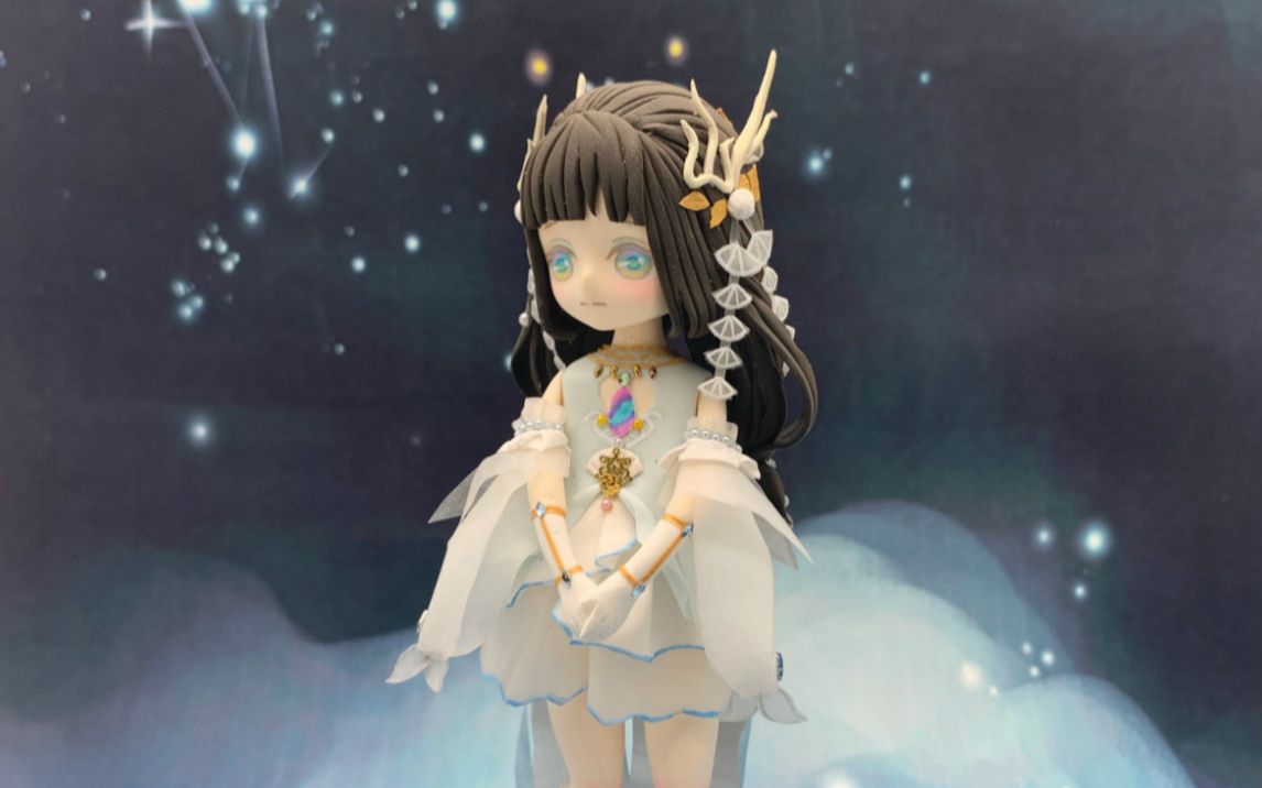 剑三蓬莱凌绝套超轻粘土制作过程视频