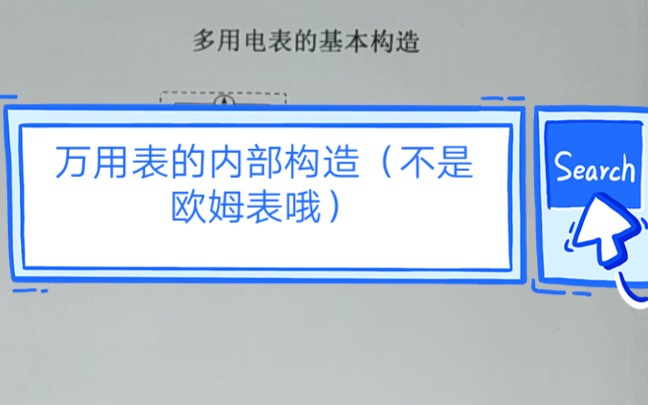 万用表的内部构造(不是欧姆表哦)哔哩哔哩bilibili