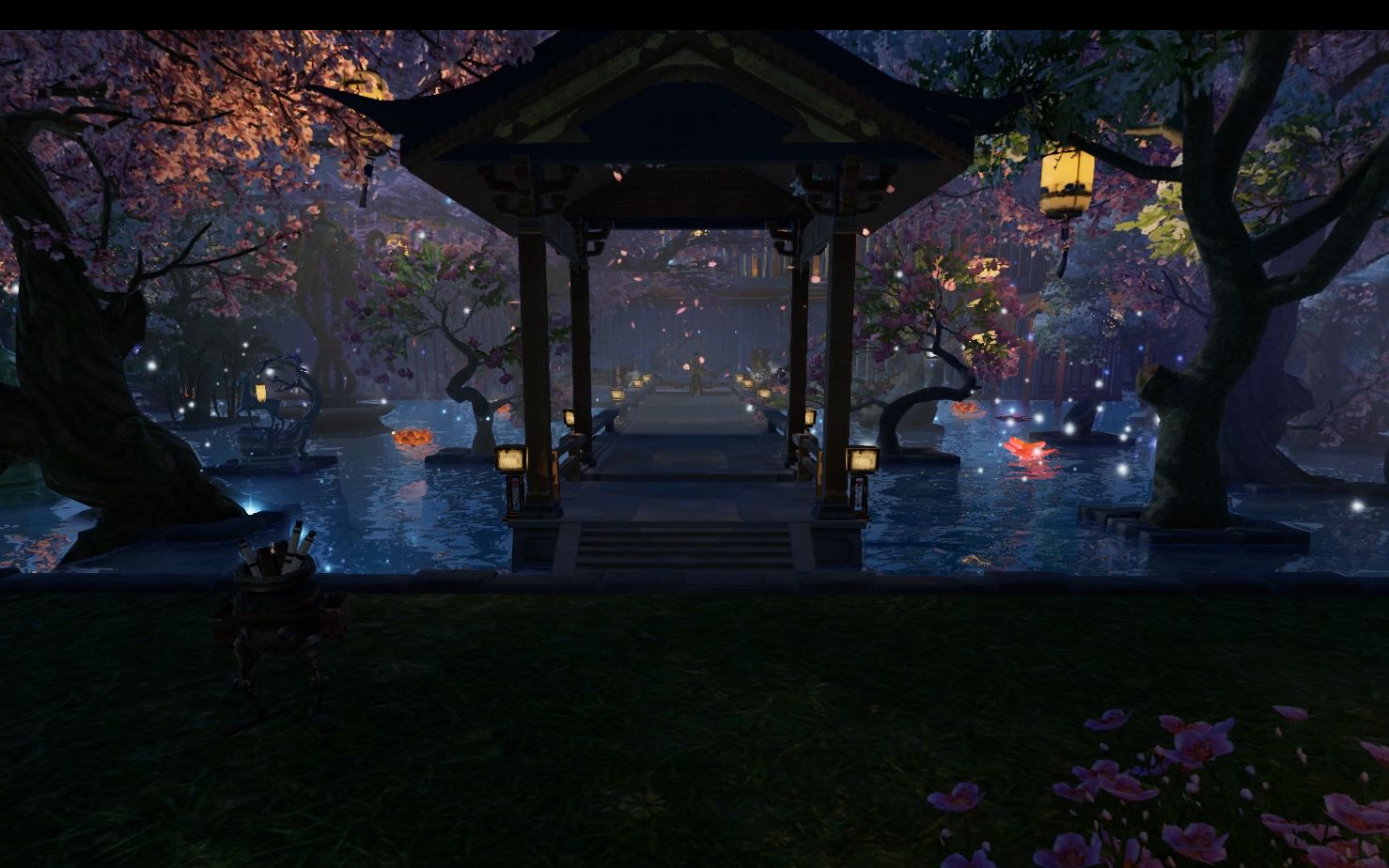 剑网三家园乱星花海枫叶泊4000平水上平房