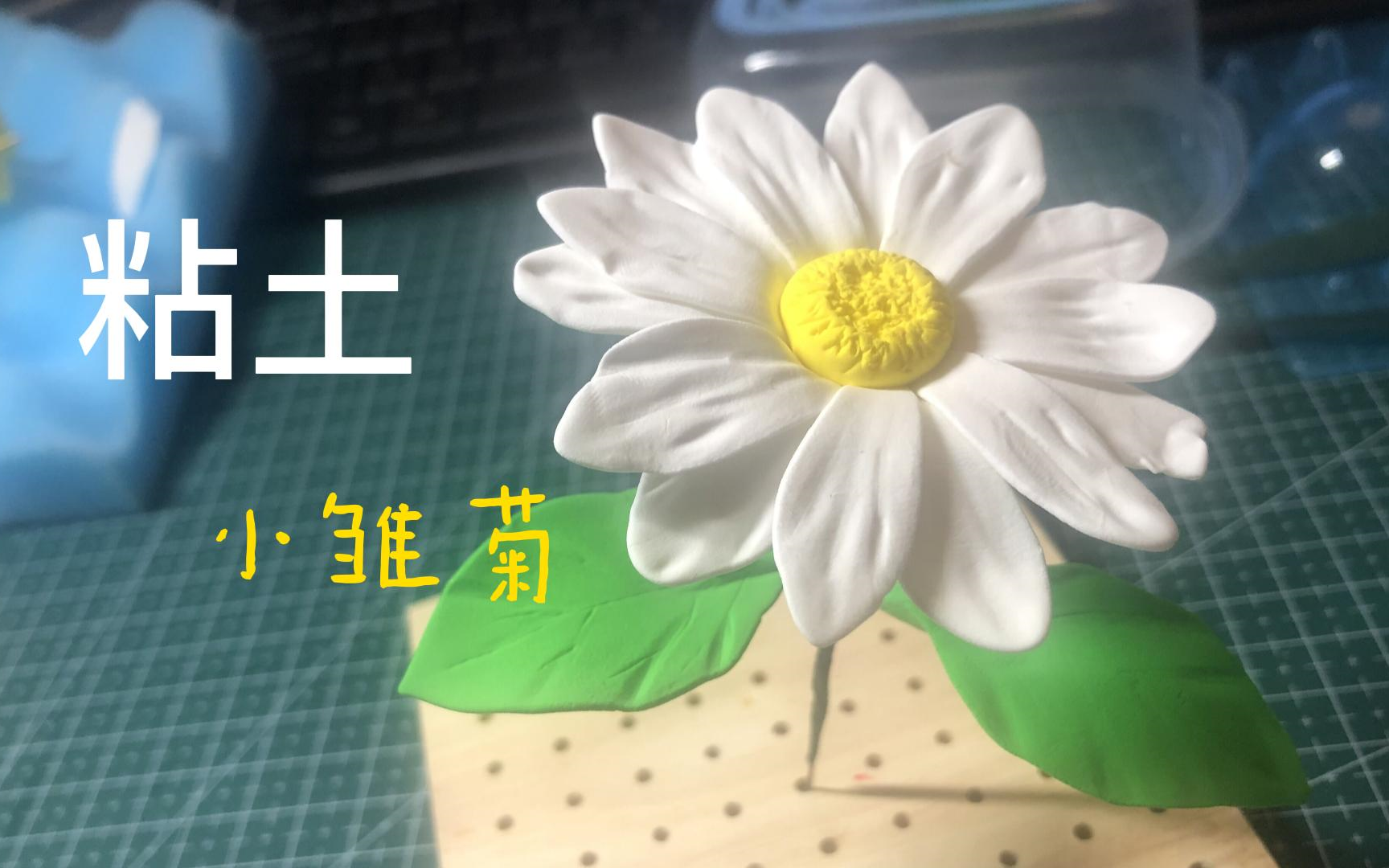 粘土 小雏菊