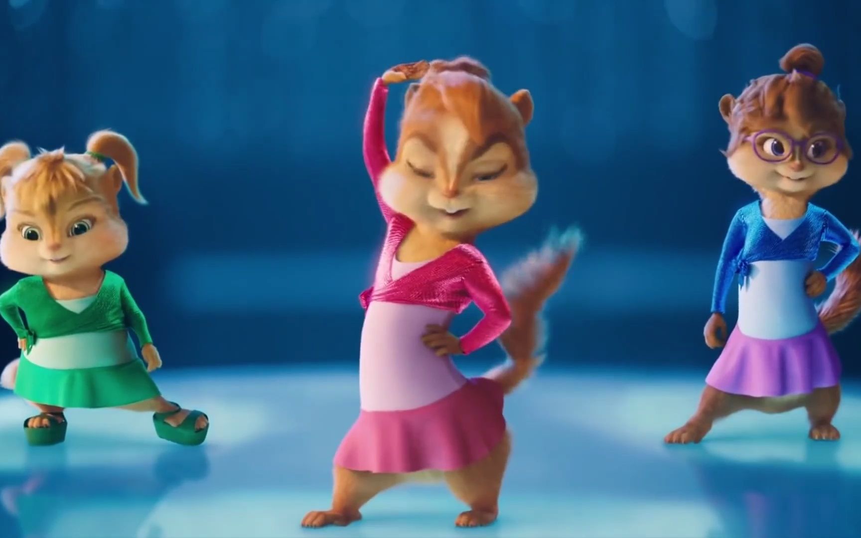 [图]可爱的花栗鼠1080P高清MV：The Chipmunks - [Single Ladies (Alvin and the Chipmunks)].MV