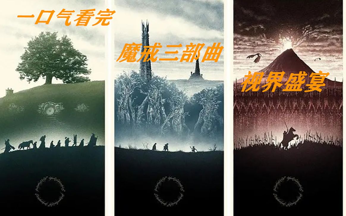 一口气看完无差评史诗级魔幻巨作《指环王》三部曲,视觉饕餮盛宴哔哩哔哩bilibili