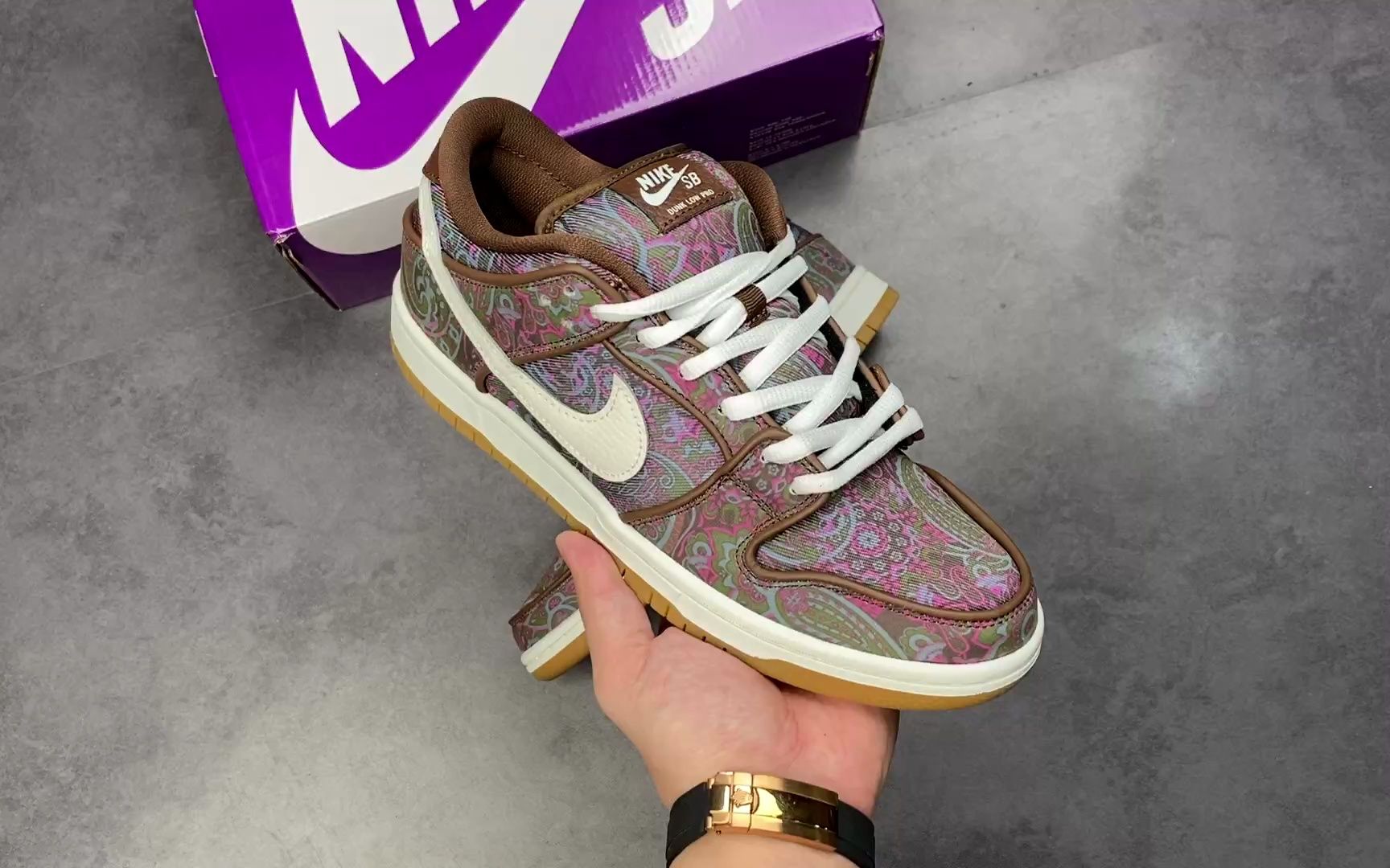 顶级版本分享 耐克nike sb dunk sb low 新腰果花 低帮运动休闲板鞋
