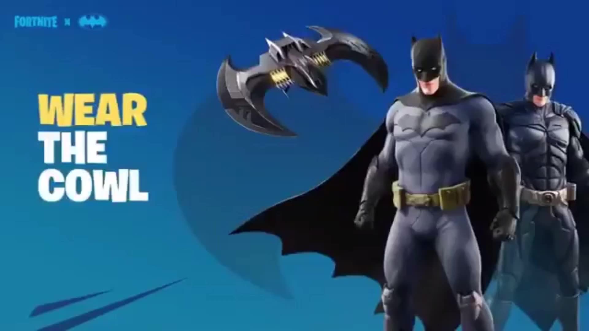 蝙蝠侠联动来了堡垒之夜x蝙蝠侠