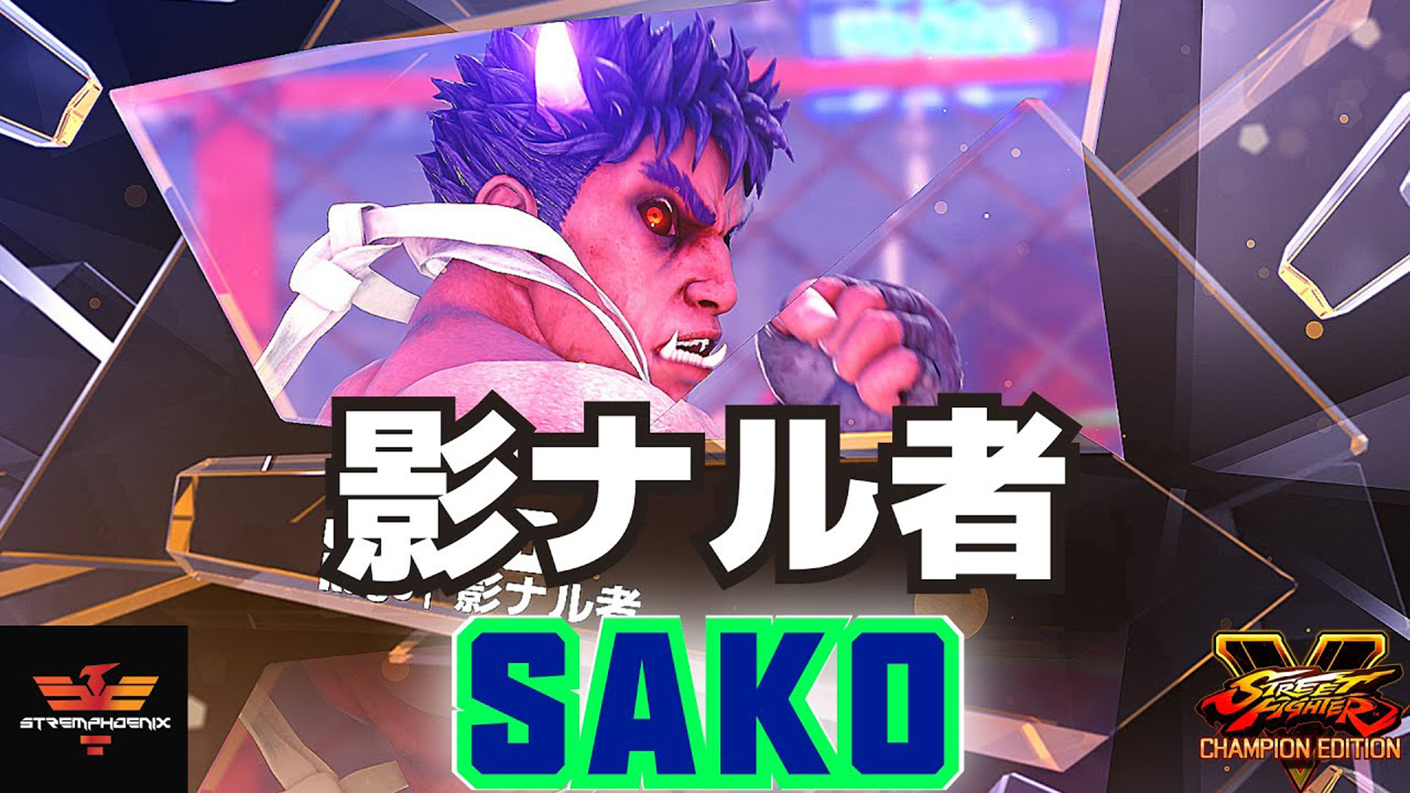 街霸 5:sako(影隆)冠军对决,1 对 5 一夫当关~f~v