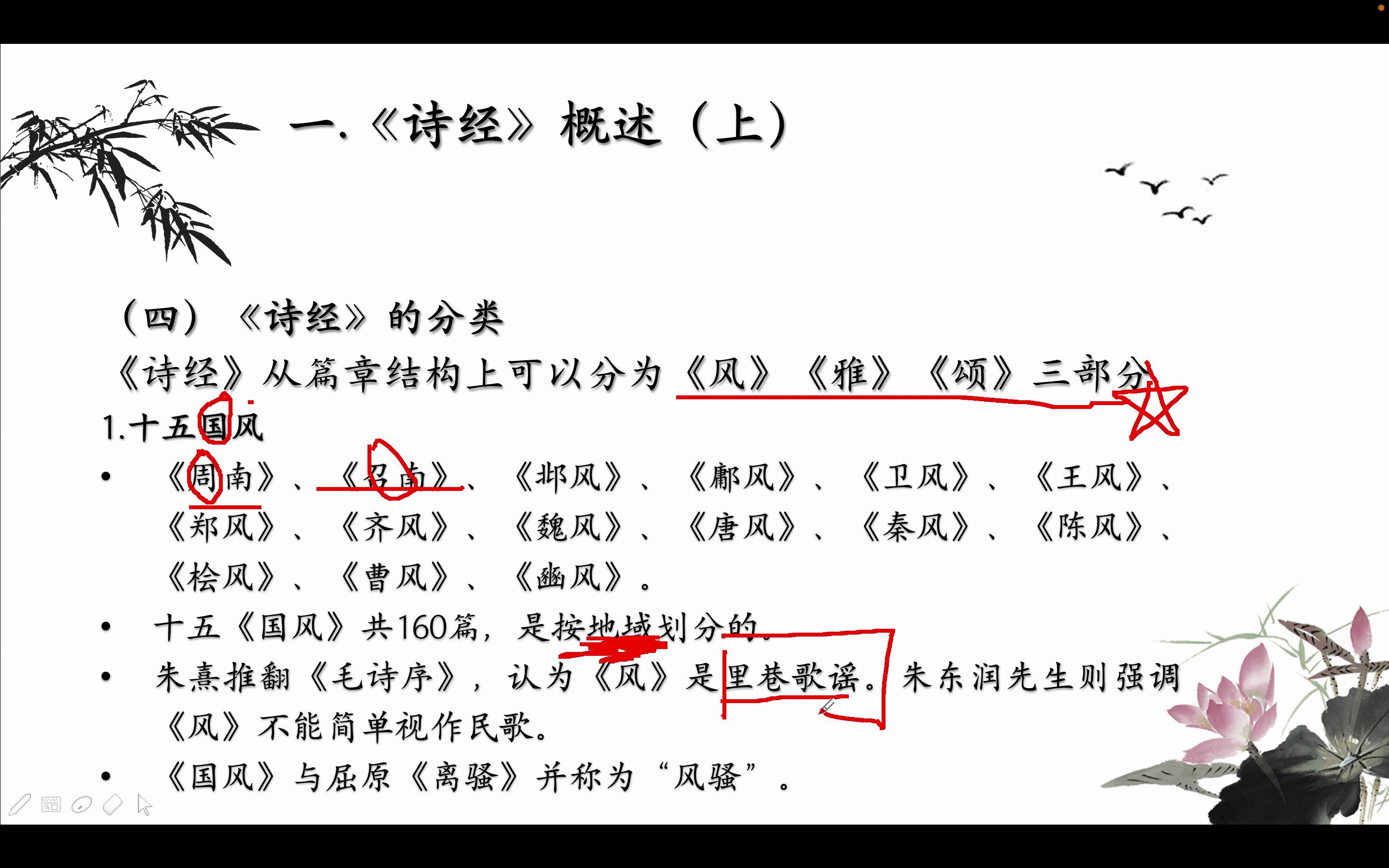 先秦诗歌辞赋(2)部编版教材《诗经》选(《诗经》导读中)哔哩哔哩bilibili