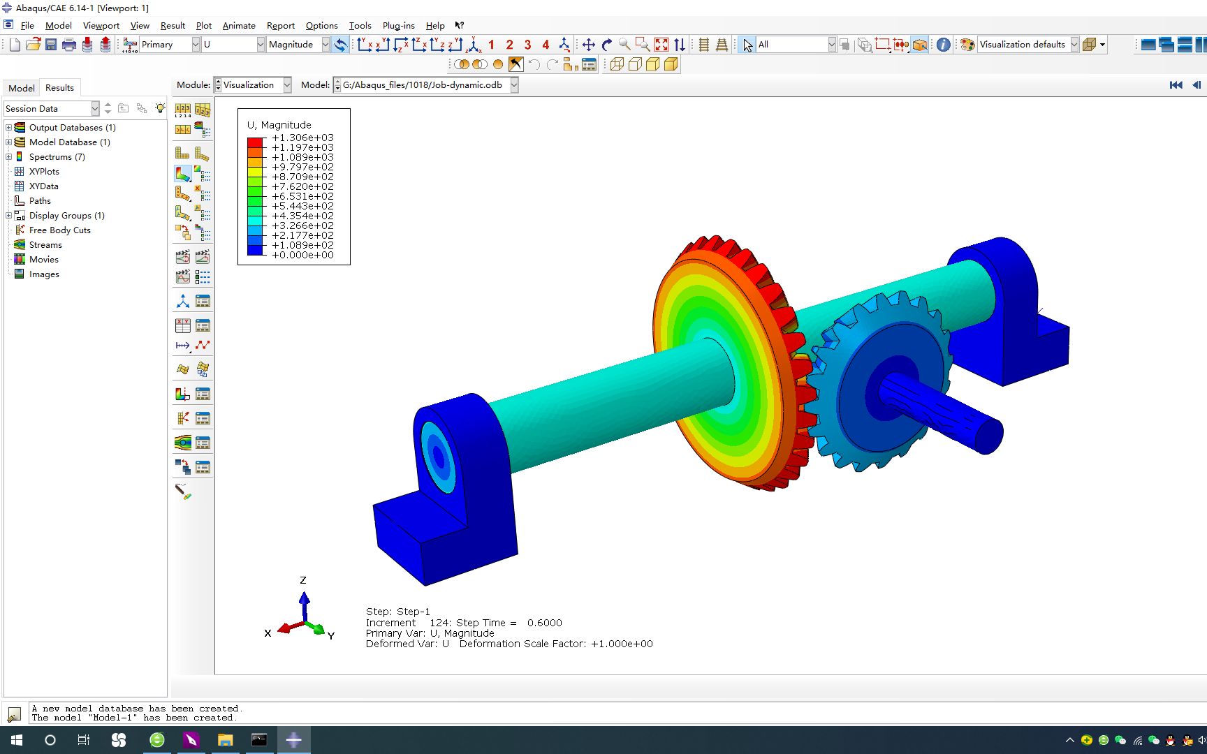 【Abaqus】第六十五讲:多体动力学分析齿轮轴支座系统哔哩哔哩bilibili