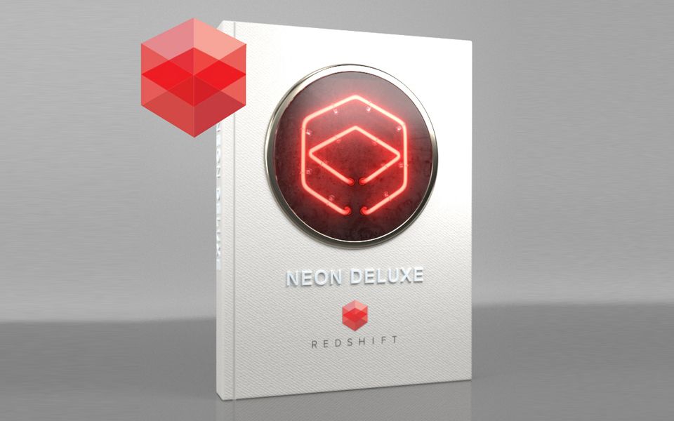 霓虹灯neonredshift280中文使用教程霓虹灯管文字图形c4d插件赛博朋克